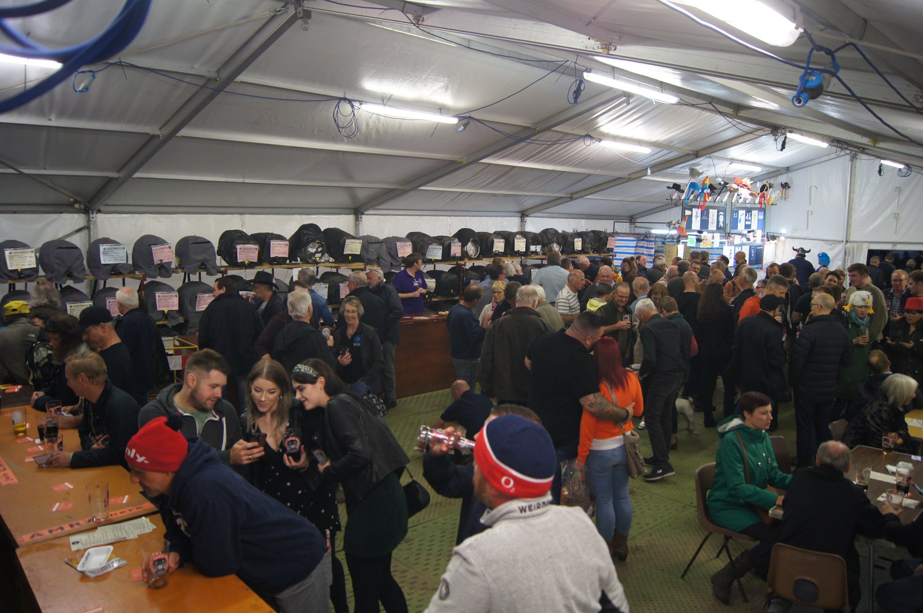 Chappel Beer Festival - the East Anglian Railway Museum venue